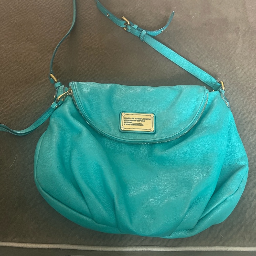 marc by marc jacobs turquoise purse